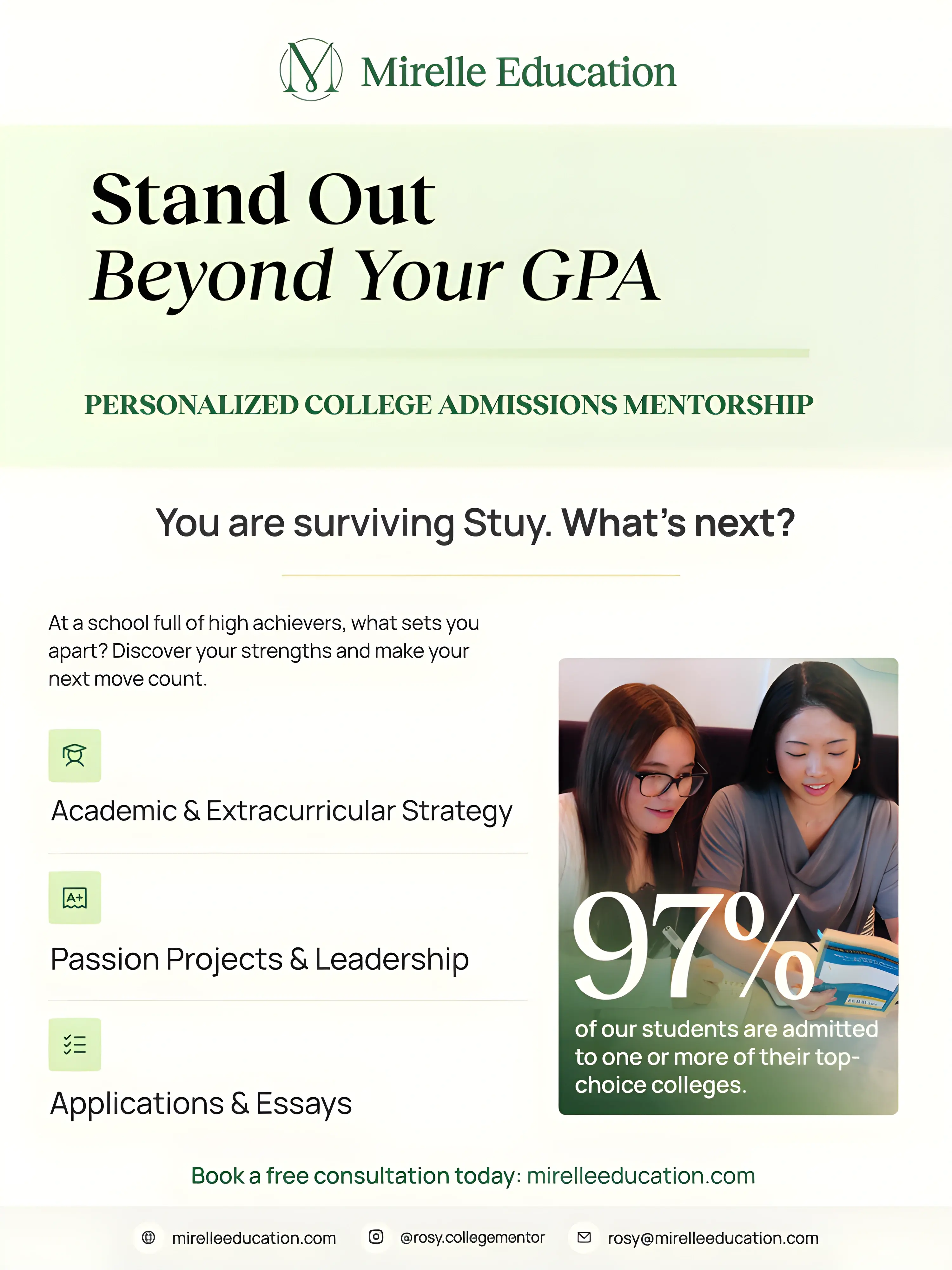 Mirelle Education ad