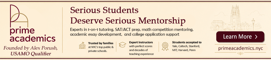 Prime Academics ad