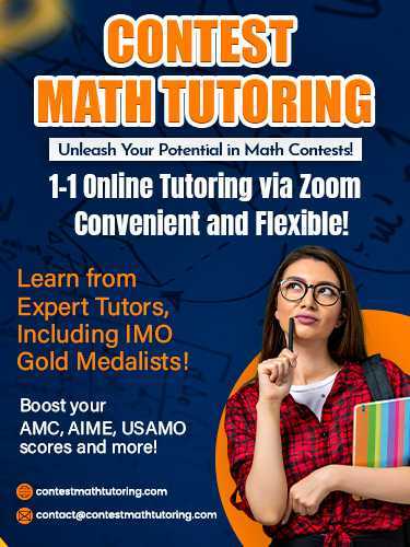 Contest Math Tutoring ad